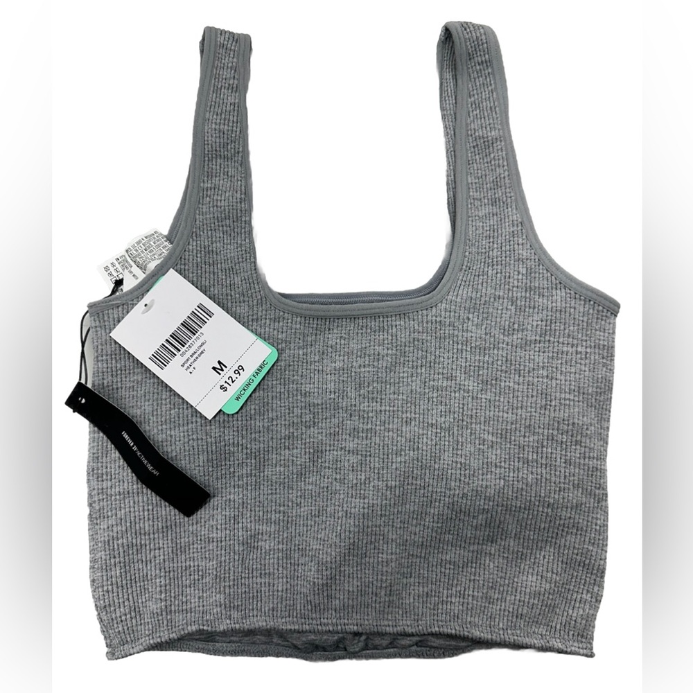 New Forever 21 | Women’s Sports Bra | Size M | Grey Color | New with tags